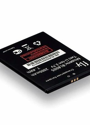 Аккумулятор li-ion 2000mah 3,7v для fly iq4512 evo chic aaa