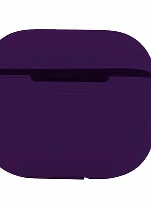 Футляр силиконовый с карабином для airpods 3 34.purple высота 80мм ширина 90мм глубина 30мм
