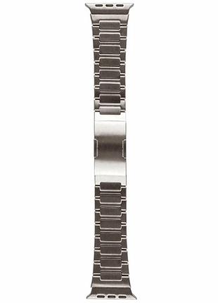 Ремешок для apple watch bold clasp 42 44 45 49 мм металл цвет starlight