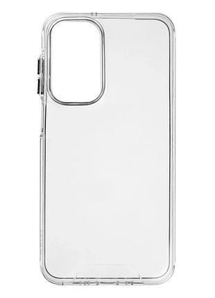 Прозрачный чехол tpu для samsung galaxy a17 a175 a17 5g a176 с защитой камеры и усиленными углами прозрачный