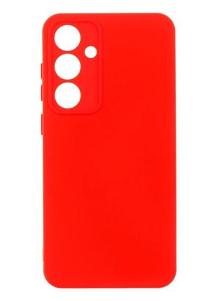 Чехол силиконовый full camera для samsung galaxy s24 fe 5g tpu защита камеры красный