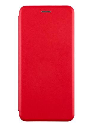 Чехол-книжка tpu pu для samsung galaxy a36 5g a366 защитный с микрофиброй внутри красный