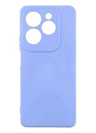 Чехол силиконовый full camera для infinix hot 40 pro с микрофиброй внутри фиолетовый 05.lilac