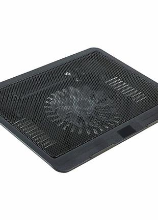 Подставка для ноутбука 15.6 дюймов мощный вентилятор usb черный abs пластик givecool n191