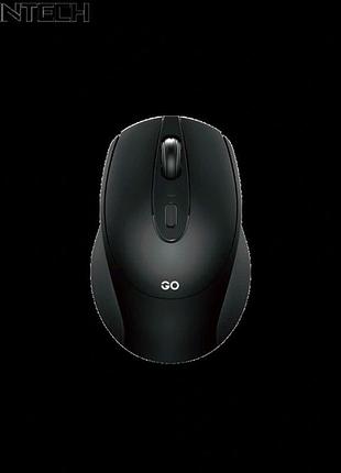 Беспроводная мышь fantech go w191s 2,4g bluetooth черный симметричная 1600 dpi с кнопками горизонтальной прокрутки