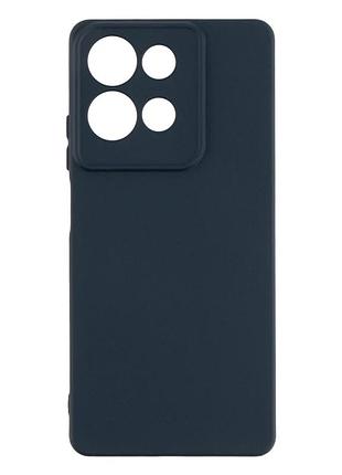Чехол силиконовый full camera для motorola moto g75 tpu защита камеры темно-синий