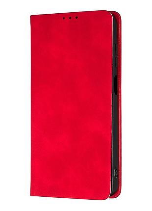Чехол-книжка flip case для samsung a26 полистирол красный с защитой от повреждений