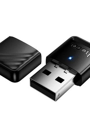 Bluetooth адаптер hoco ua42 usb 5.4 черный 33x27x8 мм 2.8 г для подключения беспроводных устройств