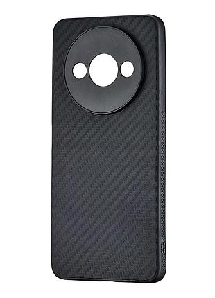 Чехол накладка carbon tpu для xiaomi redmi a3 черный с защитой от ударов и усиленными углами