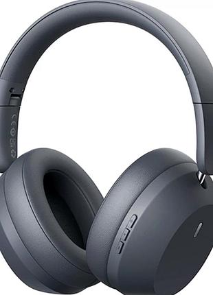 Навушники bluetooth 5.3 baseus bass 35 max 600 ма·год 50 годин сірі для музики та дзвінків