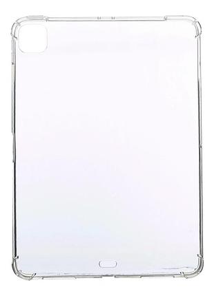 Чохол silicone clear для ipad pro 12.9" прозорий захисний аксесуар із силікону для захисту від ударів і подряпин