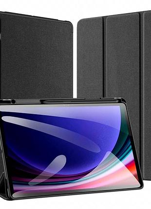 Чехол dux ducis domo для samsung tab s10 plus s9 plus s9 fe plus защитный чехол с подставкой и держателем для s pen