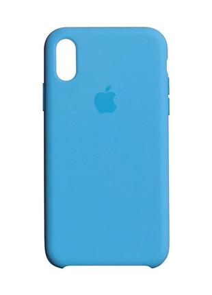 Чехол силиконовый для iphone xs max с защитой камеры противоударный cornflower