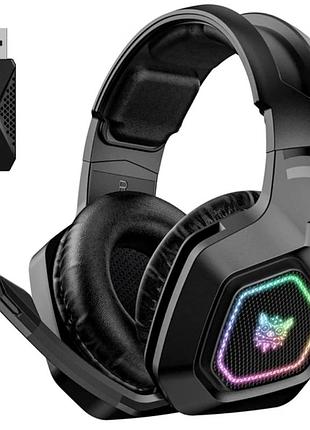 Наушники onikuma b100 black 3.5 мм 105 дб 20 гц 20000 гц для геймеров с микрофоном и кожзамом