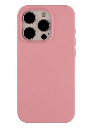 Чохол силіконовий full size для iphone 15 pro max захист камери легкий 06.light pink