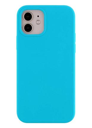 Чехол силиконовый full size для iphone 11 защита камеры легкий 16.blue