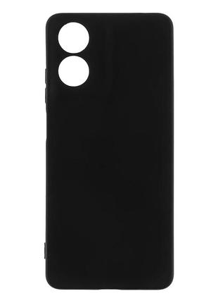 Чохол tpu matte 1.3 mm для motorola moto g04/g04s чорний протиударний із захистом від подряпин