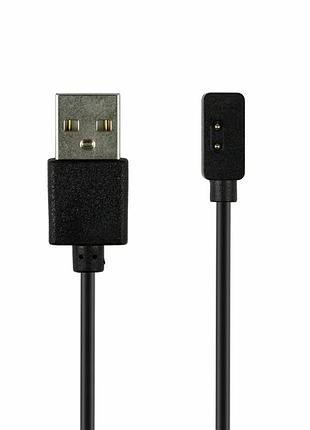 Кабель usb 1.2 м для заряджання xiaomi smart band 7 pro чорний пвх мідний осердя