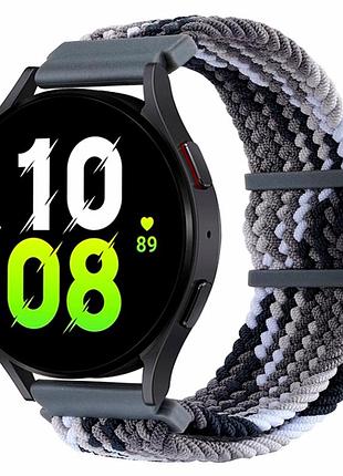 Ремешок универсальный 20мм нейлоновый магнитный серый для часов samsung amazfit huawei