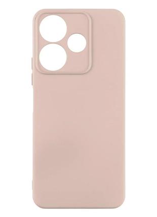 Чехол силиконовый full camera для tecno pova 6 (li7) защита камеры tpu 19.pink sand
