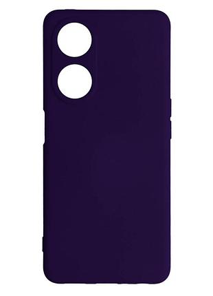 Чехол силиконовый full camera для oppo a98 tpu с защитой камеры фиолетовый