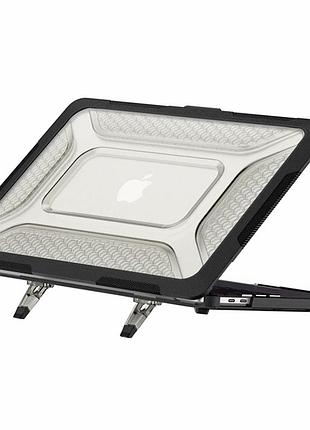 Накладка tpu pc hex shield для macbook air 15 дюймов 2025 2024 2023 черная