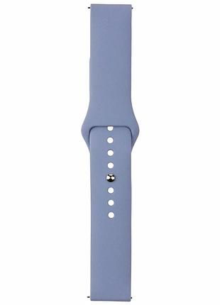 Ремешок 20mm силиконовый для samsung amazfit huawei цвет lavander grey