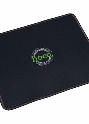 Коврик для мышки 200*240*2мм черный резина текстиль hoco gm20