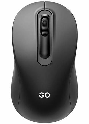 Беспроводная мышь fantech go w608 1200dpi usb адаптер 2.4ghz черный abs пластик для дома и офиса
