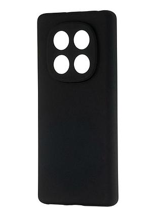 Чохол силіконовий silicone case для xiaomi redmi note 14 pro 4g чорний із захистом камери