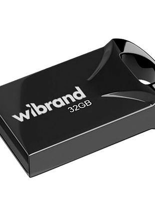 Usb флешка wibrand 32gb hawk черная для хранения данных с защитой от ударов и воды