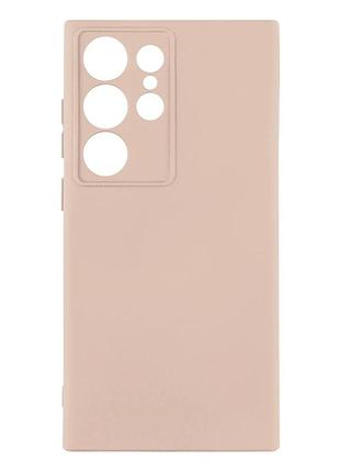 Чехол силиконовый full camera для samsung galaxy s24 ultra 5g tpu с защитой камеры цвет 19.pink sand