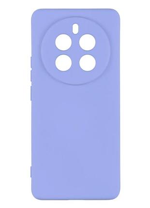 Чохол силіконовий full camera для realme 12 pro 12 pro+ з мікрофіброю всередині захисний фіолетовий
