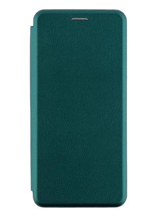 Чехол-книжка tpu pu для xiaomi redmi 14c redmi a4 poco c75 защитный зеленый с микрофиброй внутри