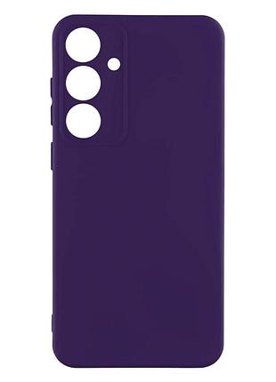 Чехол силиконовый full camera для samsung galaxy s24+ 5g s25+ 5g tpu с защитой камеры фиолетовый
