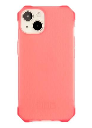 Чехол противоударный uag armor для iphone 13 силиконовый с максимальной защитой pink