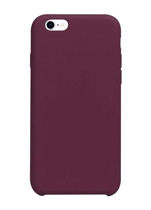 Чехол силиконовый soft case для iphone 7 8 se 2020 классический защитный бордовый