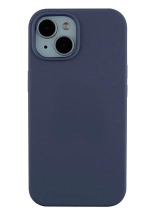 Чохол силіконовий soft silicone case для iphone 15 із захистом камери колір 28.lavender grey