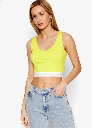 Топ  calvin klein jeans contrast tape milano strappy /14488/