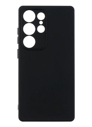 Чехол силиконовый full camera для samsung galaxy s25 ultra 5g tpu с защитой камеры черный
