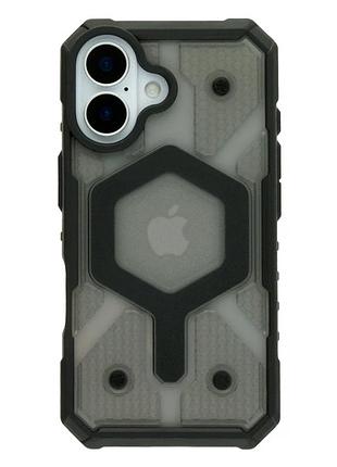 Чохол tpu+pc armorhex magnetic case для iphone 16 протиударний з magsafe matte black