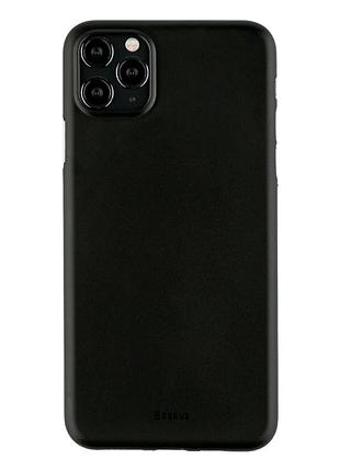 Чохол силіконовий протиударний для iphone 11 pro max із захистом камери black.a01