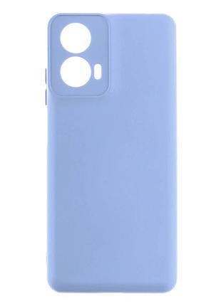 Чехол силиконовый full camera для motorola moto g24 power с микрофиброй внутри фиолетовый 05.lilac