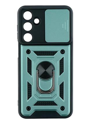 Чехол противоударный armor guard shield для samsung galaxy a15 a155 a15 5g a156 с защитой камеры dark green