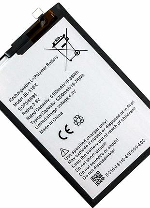 Аккумулятор lipo 5100 мач для infinix hot 11 hot 20 zero ultra класс aaaa