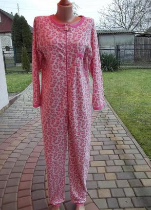 ( s - 44 р ) флисовый комбинезон пижама кигуруми слип