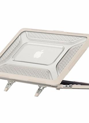 Накладка tpu pc hex shield для macbook pro 13 дюймов 2018 2020 2022 цвет stone