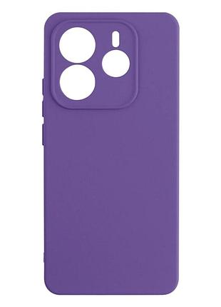Чохол силіконовий full case для xiaomi redmi note 14 4g захист камери tpu пурпуровий