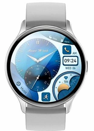 Смартгодинник xo j5 amoled 1.43 дюйма ip68 моніторинг сну артеріальний тиск сірий