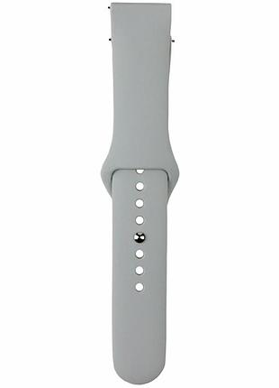 Ремешок универсальный 22мм силикон cloud grey для samsung amazfit huawei